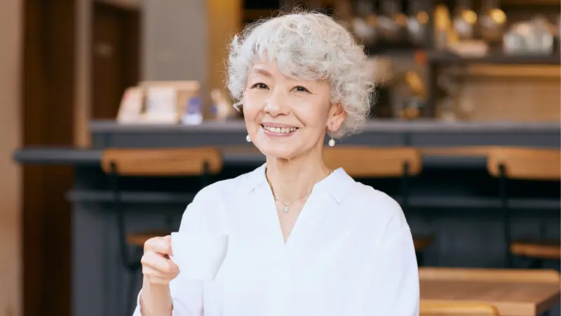 尼崎塚口のシニア英会話の様子